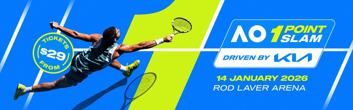 1 Point Slam: il format rivoluzionario da 1 milione di dollari all'Australian Open 2026