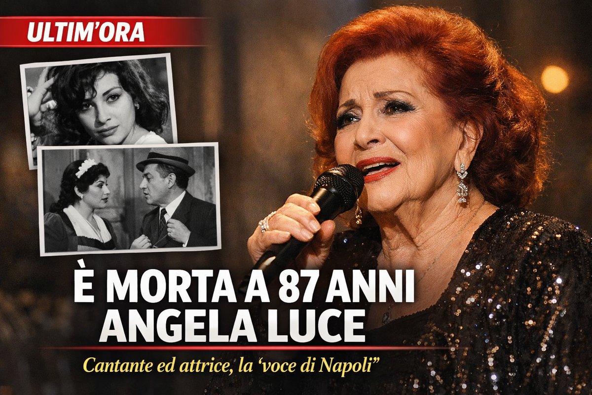Addio ad Angela Luce: la "voce di Napoli" scompare a 87 anni