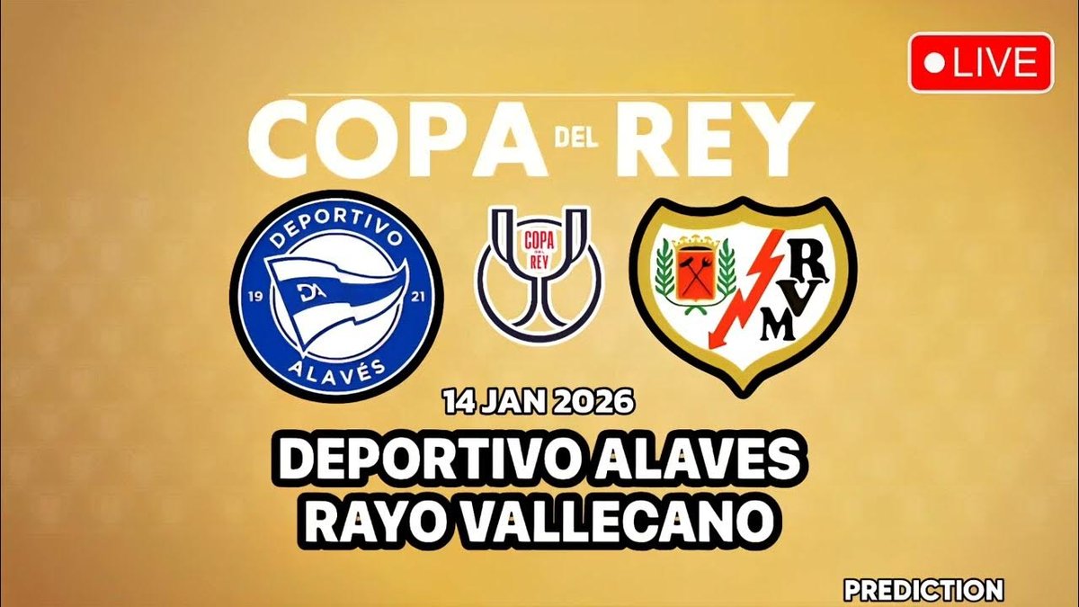 Alavés vs Rayo Vallecano: Octavos de final de la Copa del Rey en Mendizorroza