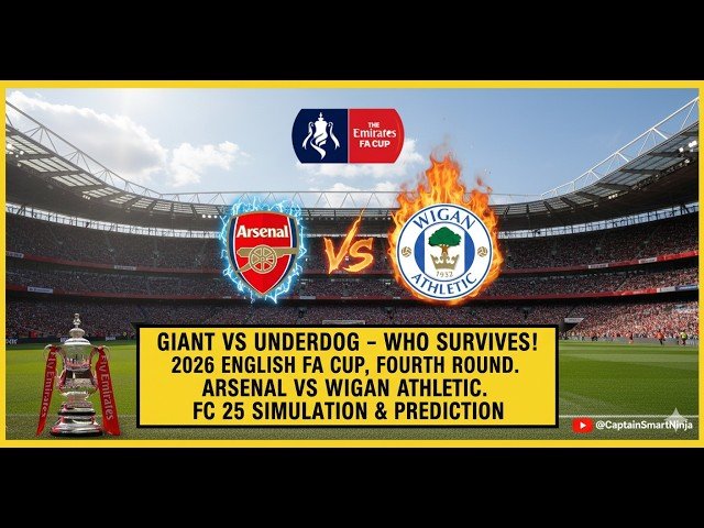 Arsenal vs Wigan Athletic: Duelo de Gigantes y Humildes en la FA Cup