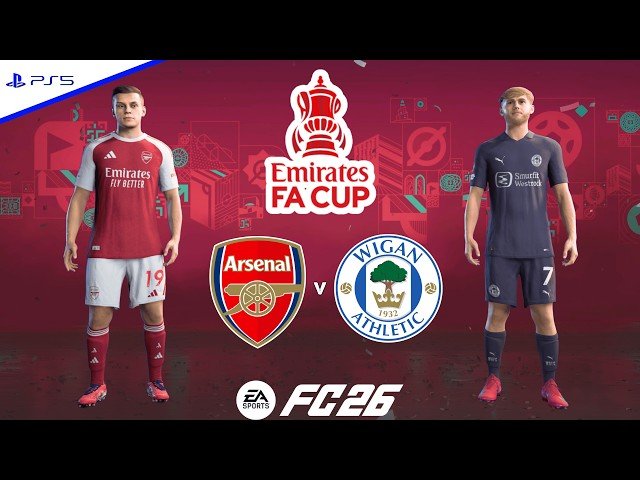 Arsenal vs Wigan Athletic: Enfrentamiento de la FA Cup 2025/26