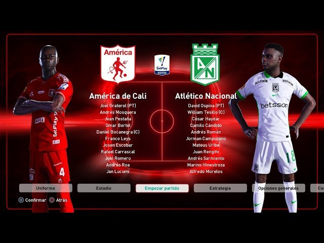 Atlético Nacional vence 2-1 a América de Cali en un vibrante clásico de la Liga BetPlay