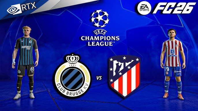 Club Brujas vs Atlético Madrid: La prueba belga en los playoffs de la Champions League