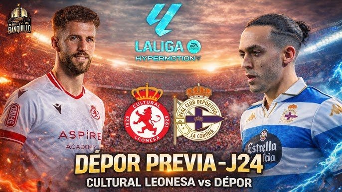Cultural Leonesa vs Deportivo de La Coruña: Duelo clave en la Jornada 24 de LaLiga Hypermotion