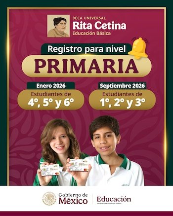 Depósito de la Beca Rita Cetina: Fechas, montos y cómo recibir el pago sin comisiones en 2026