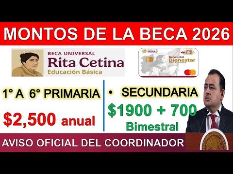 Depósito de la Beca Rita Cetina: Fechas, montos y cómo recibir el pago sin comisiones en 2026
