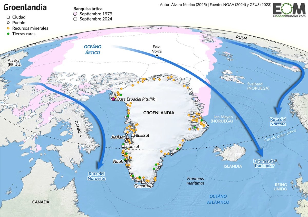 Dinamarca frente a la crisis de Groenlandia: Tensiones con EE.UU. por el control del Ártico