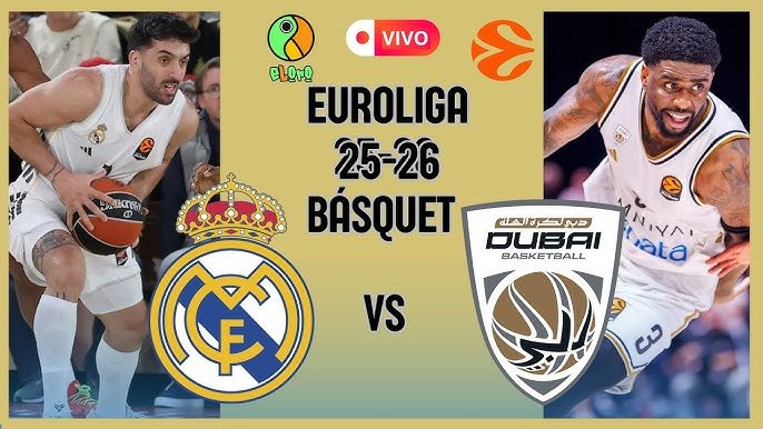 Dubai Basketball vs Real Madrid: El duelo histórico en la Euroliga que promete emociones