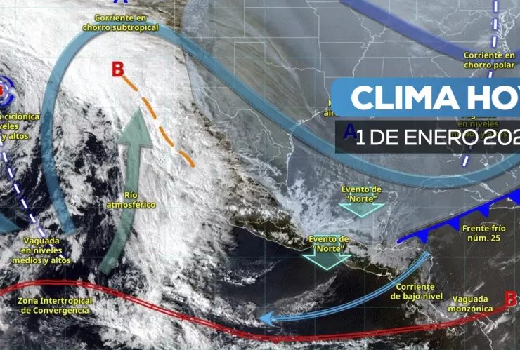 El Clima en México en Enero 2026: Un Mes de Frío Extremo y Lluvias Intensas