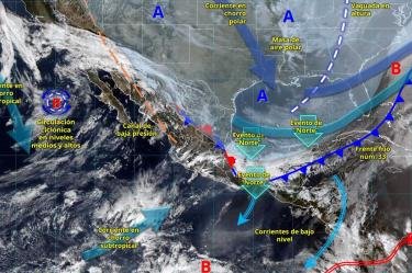 Frente Frío 33 azota México: Lluvias intensas, vientos huracanados y heladas en alerta