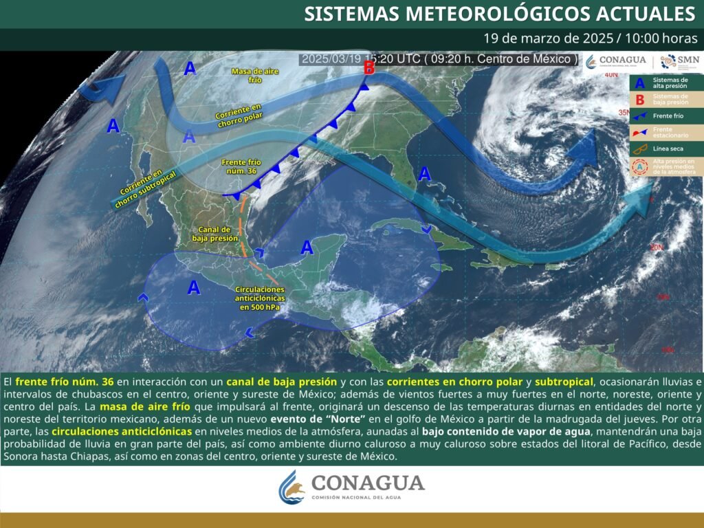Frentes Fríos en México: Heladas, Lluvias y Vientos que Congelarán el Fin de Semana