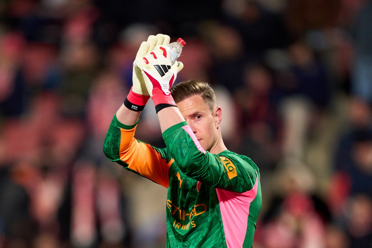 Lesión de Ter Stegen: Alarma en el Girona por la baja del portero cedido del Barça