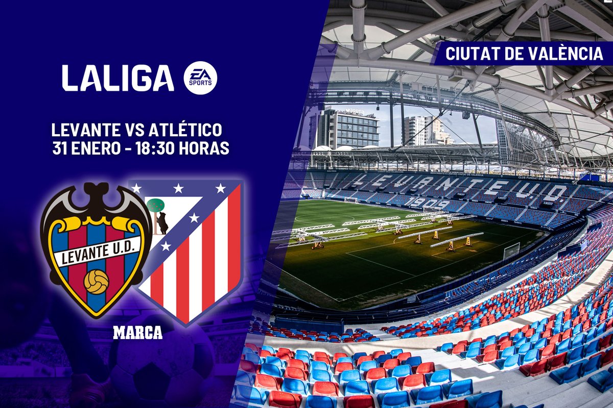 Levante vs Atlético de Madrid: Duelo clave en la Jornada 22 de LaLiga