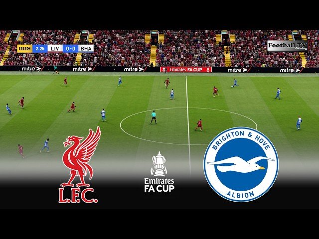 Liverpool vs Brighton: Duelo de titanes en la FA Cup en Anfield