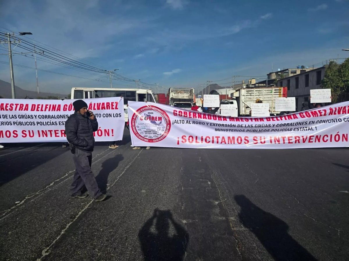 Megabloqueo de transportistas en Edomex: Protesta por extorsiones y abusos que paralizó el oriente mexiquense