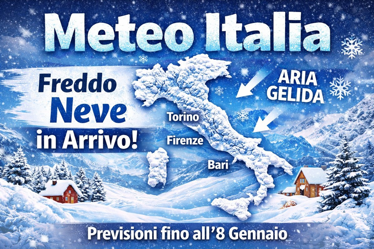 Meteo Neve: L'Inverno Ritorna in Italia tra Gelo e Nevicate
