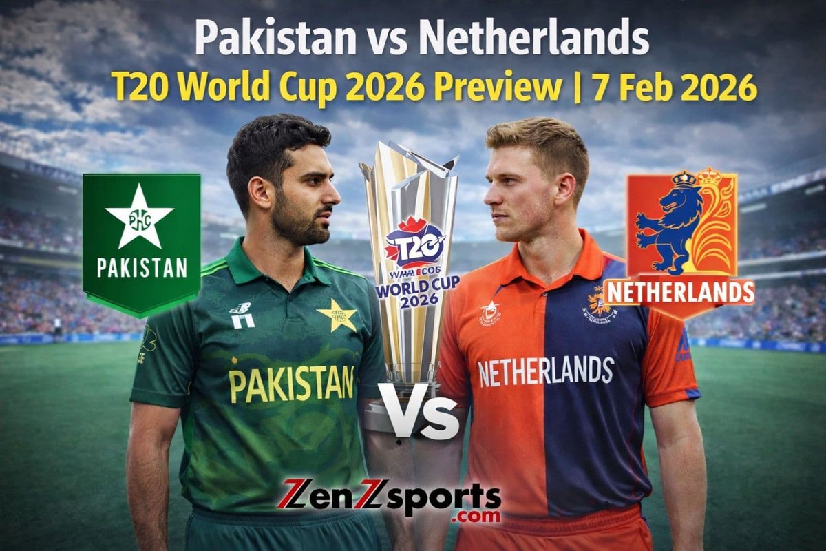 Olanda vs Pakistan: L'opener del T20 World Cup 2026 a Colombo