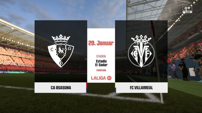Osasuna vs Villarreal: Duelo clave en El Sadar por la jornada 22 de LaLiga EA Sports