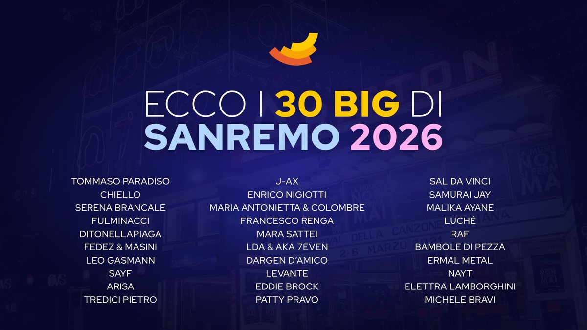 Sanremo 2026: date, conduttori e tutto ciò che c'è da sapere sulla 76ª edizione