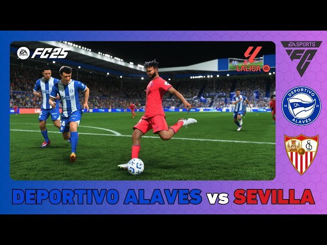 Sevilla vs Alavés: Duelo clave por la permanencia en LaLiga EA Sports Jornada 24