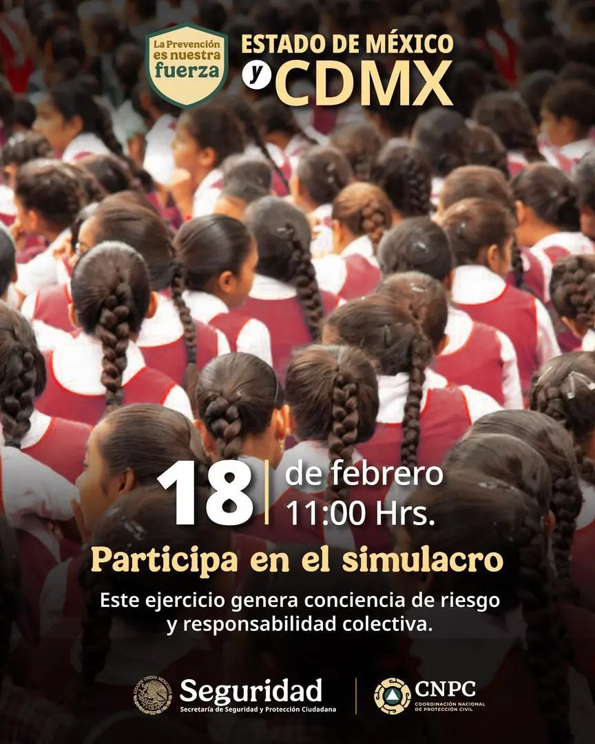 Simulacro Nacional 2026: Fechas, horarios y preparación ante sismos en México