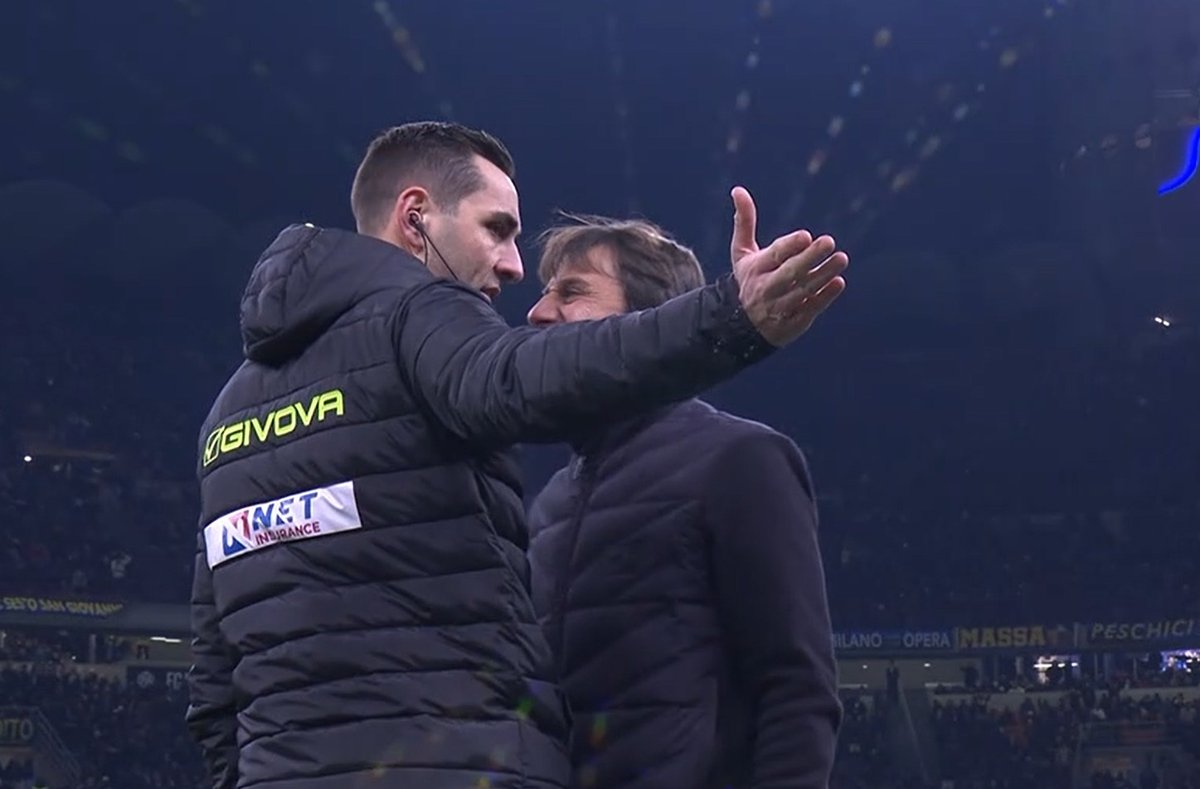 Squalifica Conte: il Napoli trema dopo l'espulsione a San Siro