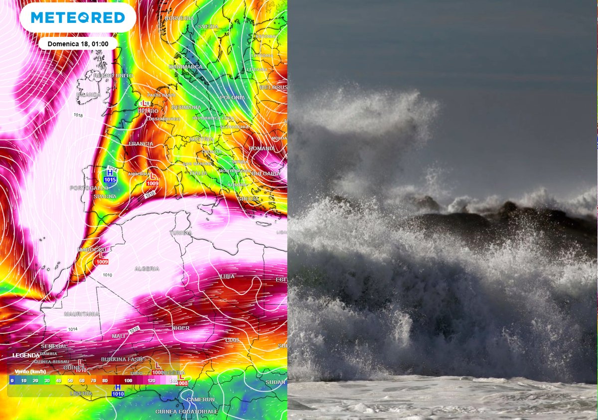 Tempesta in Arrivo sull'Italia: Cicloni Mediterranei, Piogge Torrenziali e Venti Forti