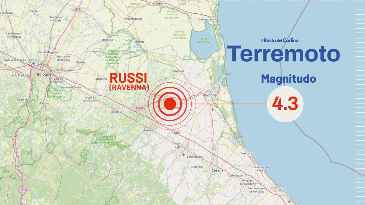 Terremoto oggi in Romagna: due forti scosse di magnitudo 4.3 e 4.1, paura ma nessun danno