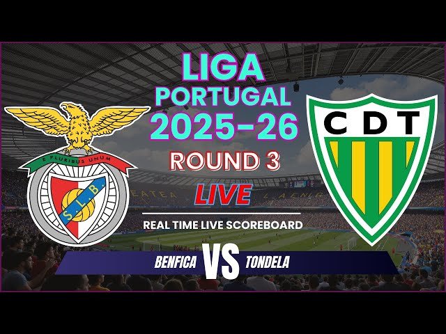 Tondela vs Benfica: Duelo clave en la Primeira Liga 2025-26