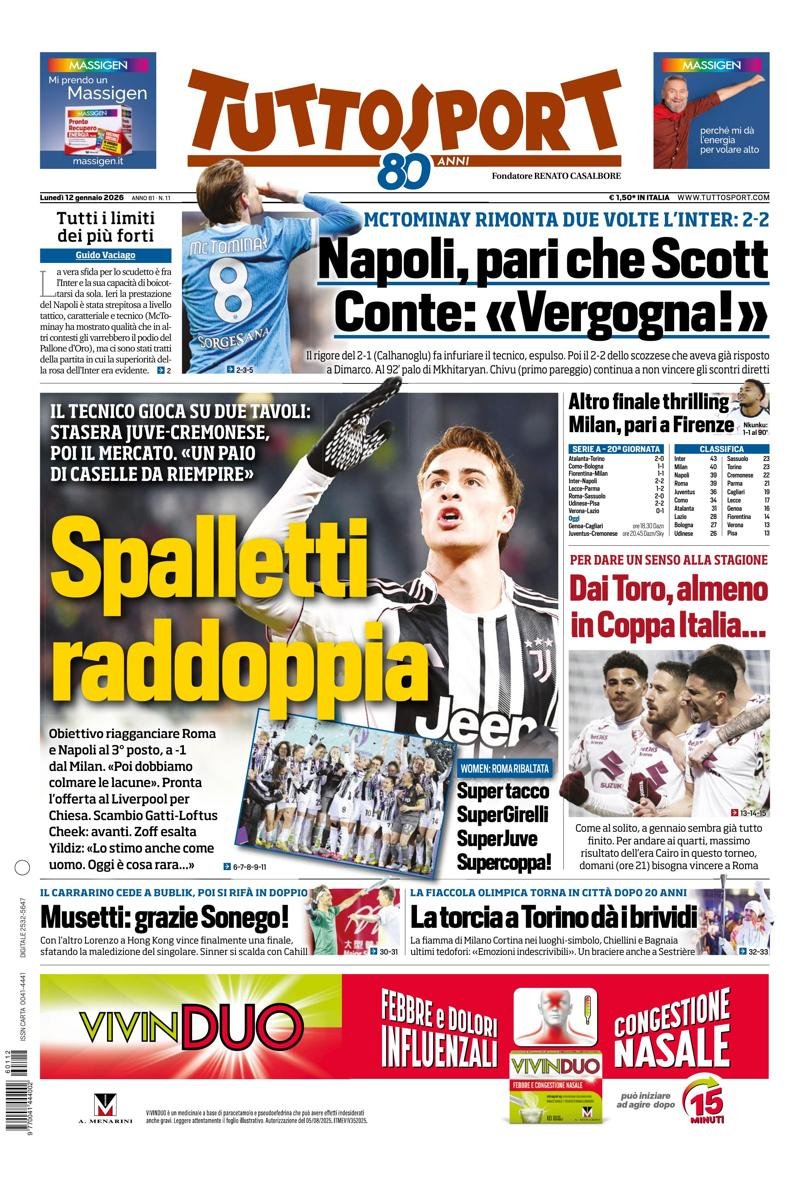 Tuttosport: il quotidiano sportivo torinese che ha fatto la storia del calcio italiano
