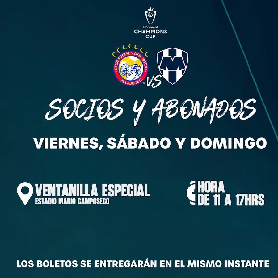 Xelajú MC vs. Monterrey: El duelo guatemalteco-mexicano en la Copa de Campeones de Concacaf 2026